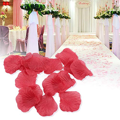 Pongnas Rosenblätter, Gefälschte Rose -Pedale Blütenblätter Künstlicher Seidenblume Rosenblätter 1000 PCS Seidenblütenblätter Simulation Roseleaf für Romantische Nacht Hochzeitstisch Romantische Pongnas Rosenblätter, Gefälschte Rose -Pedale Blütenblätter Künstlicher Seidenblume Rosenblätter 1000 PCS Seidenblütenblätter Simulation Roseleaf für Romantische Nacht Hochzeitstisch Romantische von Pongnas