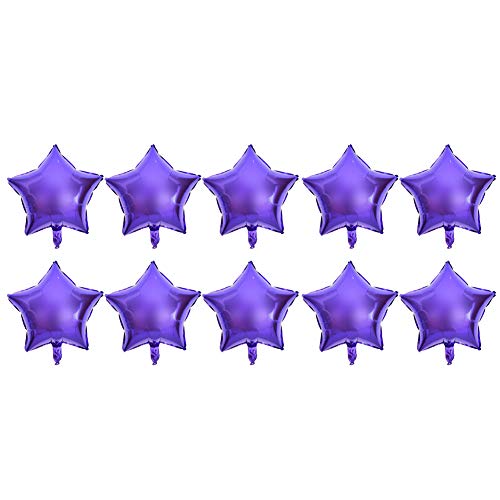 Pongnas Starballons, Herzlichen Glückwunschballons Star Folienballons Heliumballons 10pcs 10in Fünf -Sterne -Aluminiumfolienballons für Geburtstagsfeier Jubiläum Hochzeitsduschendekorationen (PURPLE) Pongnas Starballons, Herzlichen Glückwunschballons Star Folienballons Heliumballons 10pcs 10in Fünf -Sterne -Aluminiumfolienballons für Geburtstagsfeier Jubiläum Hochzeitsduschendekorationen (PURPLE) von Pongnas