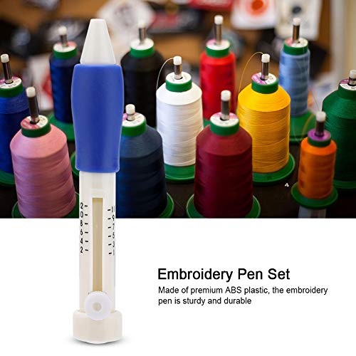 Pongnas Stickstift, Stickerei Nadel Punch Nadel DIY Stickstift Set Strickstich -Werkzeug Punchnadel -Nähzubehör für Anfänger, DIY Stickerei Pen Pongnas Stickstift, Stickerei Nadel Punch Nadel DIY Stickstift Set Strickstich -Werkzeug Punchnadel -Nähzubehör für Anfänger, DIY Stickerei Pen von Pongnas