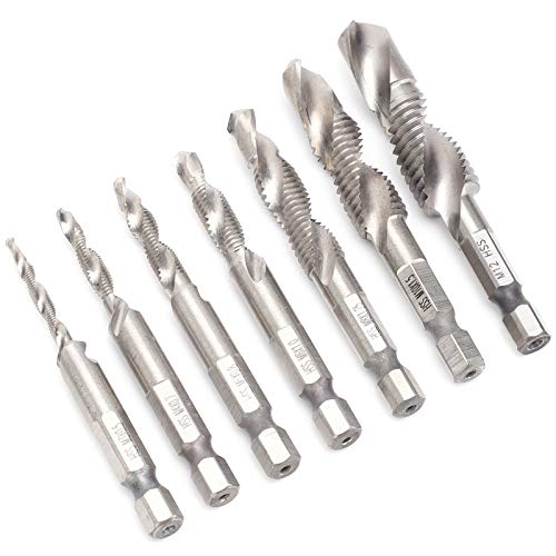 Pongnas Tippen Sie auf SET, Treffer Tippen Sie auf Integrierte Verbindung 7PCS TAP SET 1/4 Hex Shank Spiral Notch Kit auf. Pongnas Tippen Sie auf SET, Treffer Tippen Sie auf Integrierte Verbindung 7PCS TAP SET 1/4 Hex Shank Spiral Notch Kit auf. von Pongnas