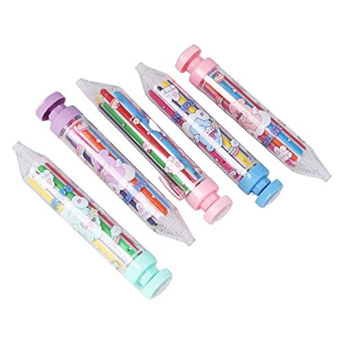 Pongnas Versenkbare Buntstifte, Mehrfarbstift Multicolor -Stift mit 5 PCs 8 Farbe für Pongnas Versenkbare Buntstifte, Mehrfarbstift Multicolor -Stift mit 5 PCs 8 Farbe für von Pongnas