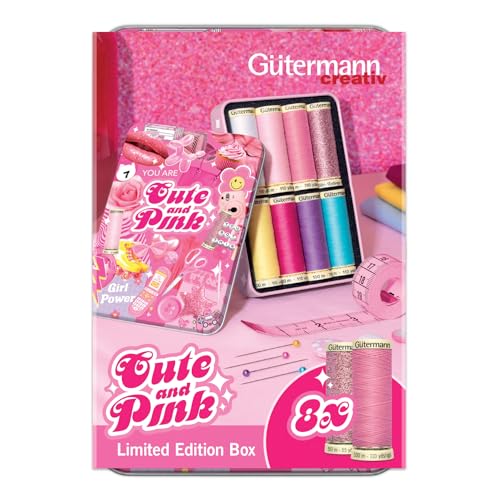 Gütermann Creativ Cute and Pink Nähgarnbox - Limitierte Edition Näh- und Stickgarn, 8 Spulen - 1 Set Gütermann Creativ Cute and Pink Nähgarnbox - Limitierte Edition Näh- und Stickgarn, 8 Spulen - 1 Set von Pony