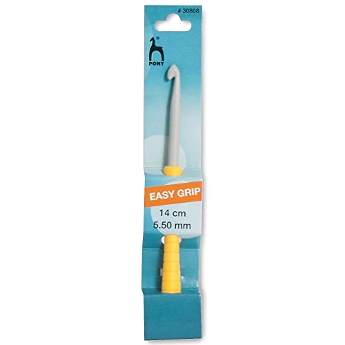Pony Easy Grip Häkelnadel, Kunststoff, Mehrfarbig, 4.5 x 2.8 x 9.8 cm Pony Easy Grip Häkelnadel, Kunststoff, Mehrfarbig, 4.5 x 2.8 x 9.8 cm von Pony