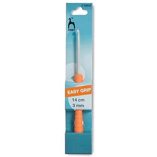 Pony Easy Grip Häkelnadel, Kunststoff, Mehrfarbig, 4.5 x 3.9 x 24.0 cm Pony Easy Grip Häkelnadel, Kunststoff, Mehrfarbig, 4.5 x 3.9 x 24.0 cm von Pony