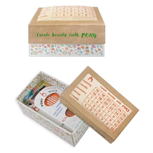 Pony Nadelkissenbox mit Nadeln und Einfädler - 1Stk Pony Nadelkissenbox mit Nadeln und Einfädler - 1Stk von Pony