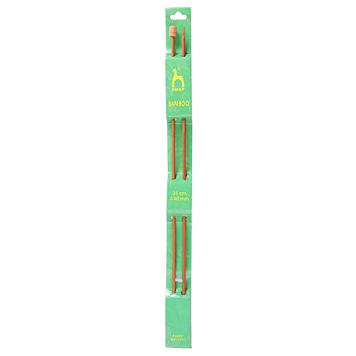 Pony P66807 Bambus Jackenstricknadel, Kunststoff, Mehrfarbig, 5.1 x 4 x 24.5 cm von Pony