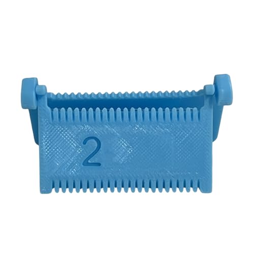 Ansteckbare Naehkante Praezises Saeumen Quilten Stoffnaehen DIY Lockranding Einfache Handhabung (Sky Blue, 6x3cm) von Poo4kark