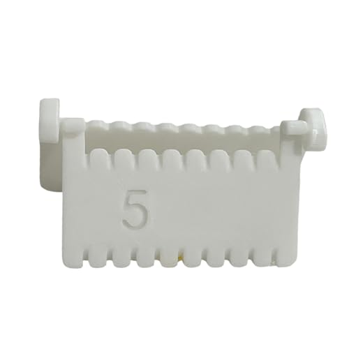Ansteckbare Naehkante Praezises Saeumen Quilten Stoffnaehen DIY Lockranding Einfache Handhabung (White, 6x3cm) von Poo4kark