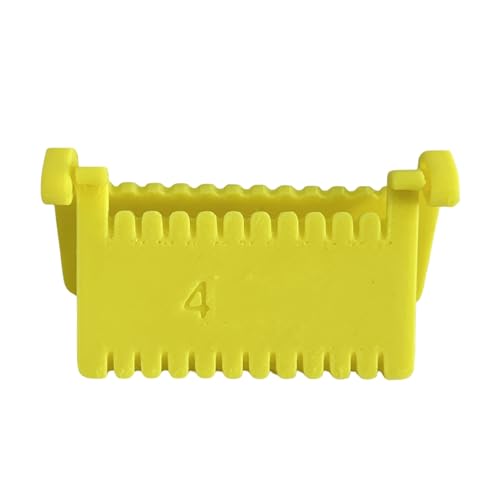 Ansteckbare Naehkante Praezises Saeumen Quilten Stoffnaehen DIY Lockranding Einfache Handhabung (Yellow, 6x3cm) von Poo4kark
