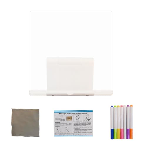 Poo4kark Home 2 ml Zeichenbrett Doodle Glow Zeichenbrett LED-Notizbrett mit Farben Acrylbretter mit weichem Augenlicht LED-Notizbrett mit Farben (A, One Size) von Poo4kark