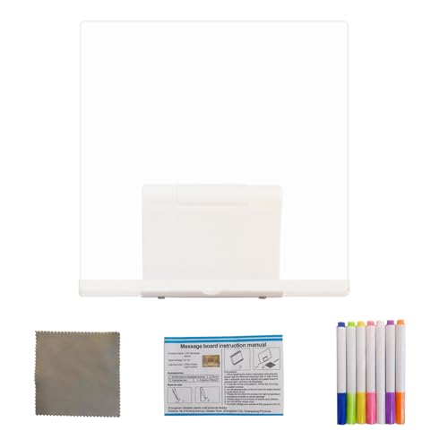 Poo4kark Home 2 ml Zeichenbrett Doodle Glow Zeichenbrett LED-Notizbrett mit Farben Acrylbretter mit weichem Augenlicht LED-Notizbrett mit Farben (B, One Size) von Poo4kark