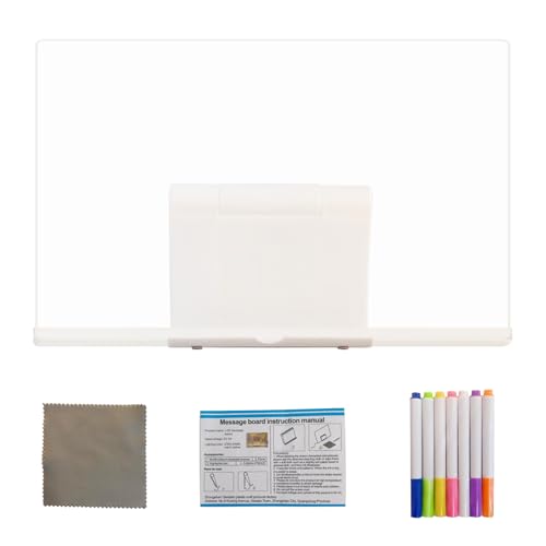 Poo4kark Home 2 ml Zeichenbrett Doodle Glow Zeichenbrett LED-Notizbrett mit Farben Acrylbretter mit weichem Augenlicht LED-Notizbrett mit Farben (C, One Size) von Poo4kark