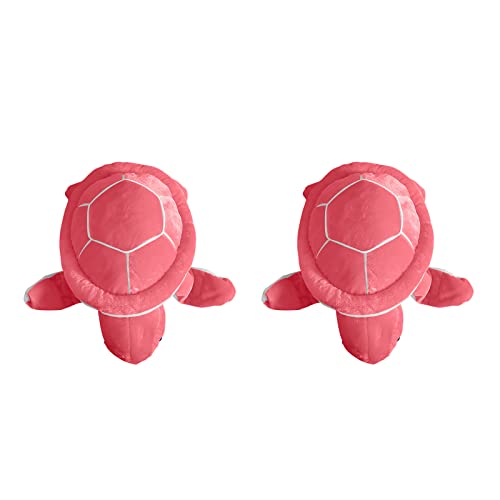 Poo4kark Hüftschutzkissen Knieschützer Schutzhip Turtle Hip Pad Niedliche Schildkröte Kissen Butt Pad Knieausrüstung für Ski Eislaufen Snowboard Fußball (Pink Ellbogen Pad, Adult 20CM) von Poo4kark