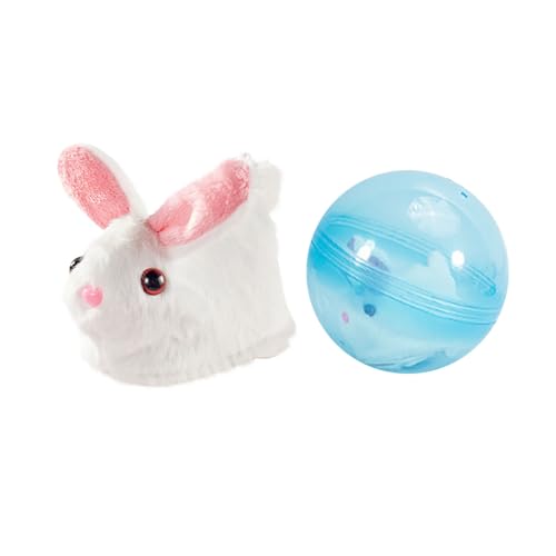 Poo4kark Ostern Mein Realistisches Hasenspielzeug Interaktives Häschen Realistisches Häschen Hase Realistisches Häschenspielzeug Realistisches Häschen Realistisches Häschenspielzeug (B, 10x8cm) von Poo4kark