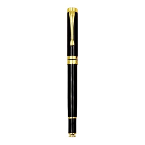 Poo4kark Outdoor Metall-Kugelschreiber, elegantes Executive-Schreibgerät, glatter Tintenfluss für Unternehmen, 10 ml (A, 14X2CM) von Poo4kark