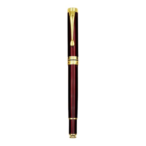 Poo4kark Outdoor Metall-Kugelschreiber, elegantes Executive-Schreibgerät, glatter Tintenfluss für Unternehmen, 10 ml (B, 14X2CM) von Poo4kark