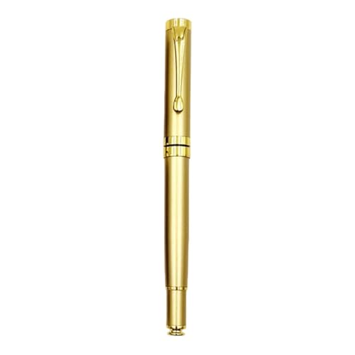 Poo4kark Outdoor Metall-Kugelschreiber, elegantes Executive-Schreibgerät, glatter Tintenfluss für Unternehmen, 10 ml (C, 14X2CM) von Poo4kark