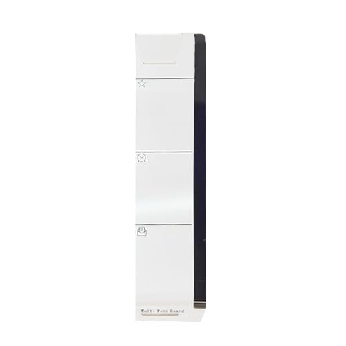 Poo4kark Pet Notizblock, Acryl-Computerbildschirmhalter, seitlich montiert, transparenter Nachrichten-Organizer, klebriges Schreibtischzubehör für Telefonaufgaben (Clear, 30x8x3cm) von Poo4kark