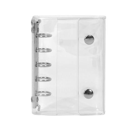 Transparente Hülle zum Ordnen von Bastelmaterialien Schreibwaren. Perfekt zum Aufbewahren Präsentieren von 30 Abreißaufklebern kleinen Gegenständen. (Clear, 10x12cm) von Poo4kark