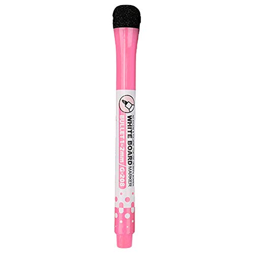 Magnetische Whiteboard-Marker, feine Spitze, magnetische Farb-Whiteboard-Stifte, geruchsarm, trocken abwischbar, Tinte löschbar für Büro, Schule und Zuhause (Rot) von Porceosy