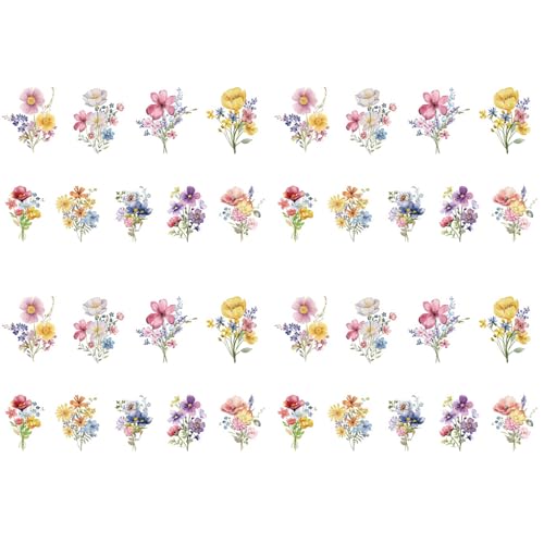 Porceosy Cupcake-Topper mit Wildblumen-Motiv – florale Kuchendekoration für Babyparty, Geburtstagsfeier, Frühlingsthema, mehrfarbiges Partyzubehör D Porceosy Cupcake-Topper mit Wildblumen-Motiv – florale Kuchendekoration für Babyparty, Geburtstagsfeier, Frühlingsthema, mehrfarbiges Partyzubehör D von Porceosy