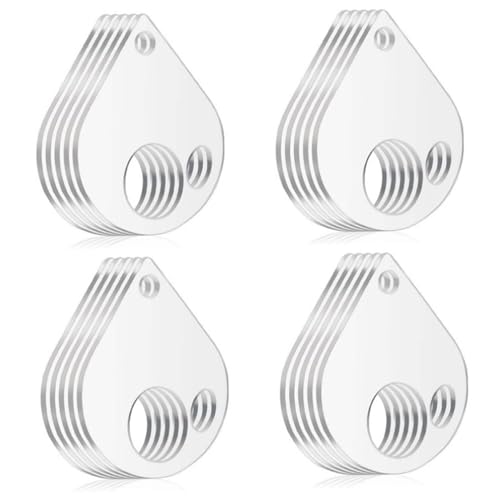 20pcs Stickereien Spulen, 2x1.7 Acryl -Kreuzstich -Flossentropfen für Handwerksnäher -Nähen von Porgeel