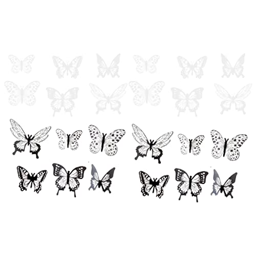 24pcs Muttertag Schmetterling Kuchen Toper Schwarz weißer Schmetterling Kuchen Dekoration Personalisierter Cupcake -Topper für Partyzubehör 24pcs Muttertag Schmetterling Kuchen Toper Schwarz weißer Schmetterling Kuchen Dekoration Personalisierter Cupcake -Topper für Partyzubehör von Porgeel