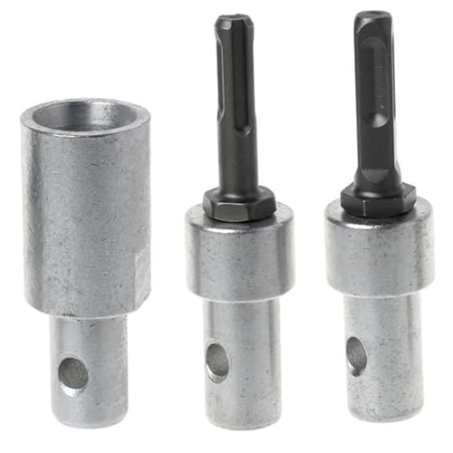 3PCS Metal Garden Auger Drill -Bitadapter zum Anschließen von 4/6 -Schneckenbohrern mit 1/2 Elektrobohrern, Aufprallfahrer, Hammer 3PCS Metal Garden Auger Drill -Bitadapter zum Anschließen von 4/6 -Schneckenbohrern mit 1/2 Elektrobohrern, Aufprallfahrer, Hammer von Porgeel