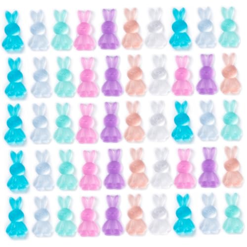 50pcs Osterhase Figuren, 4x0.8 niedliche realistische Harz -Osterhasen -Statue Bunt gemischter Kaninchen -Charm für DIY -Handwerksschmuck, die Haarschmuck machen 50pcs Osterhase Figuren, 4x0.8 niedliche realistische Harz -Osterhasen -Statue Bunt gemischter Kaninchen -Charm für DIY -Handwerksschmuck, die Haarschmuck machen von Porgeel