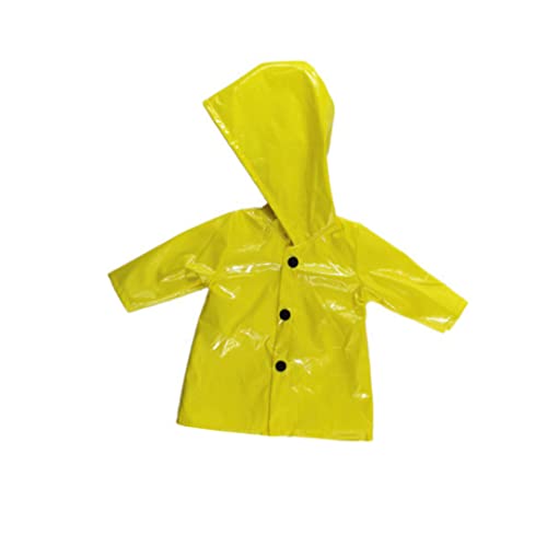 Corolle Babypuppen 18 Zoll Puppe Regenmantel gelbe Regenjacke Doll Kleidung für 18 Zoll Mädchen Puppen von Porgeel