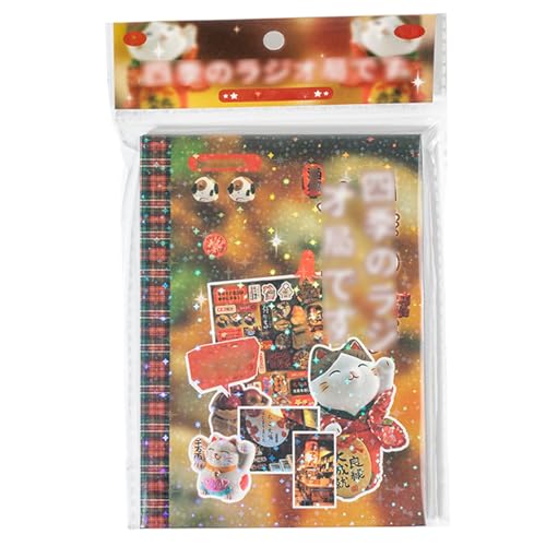 Japanisches Aufkleberbuch, 45 Seiten Comic Style Kawaii Aufkleberbuch, Vintage Dekorationen für DIY Scrapbooking Phone Cases Laptops Japanisches Aufkleberbuch, 45 Seiten Comic Style Kawaii Aufkleberbuch, Vintage Dekorationen für DIY Scrapbooking Phone Cases Laptops von Porgeel