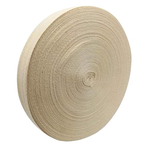 Natürliches Baumwoll -Twill -Klebeband 55 Yards Fischgräten -Baumwoll -Gurtbindung Schnitzetaschen -Klebeband DIY für Schü Natürliches Baumwoll -Twill -Klebeband 55 Yards Fischgräten -Baumwoll -Gurtbindung Schnitzetaschen -Klebeband DIY für Schü von Porgeel