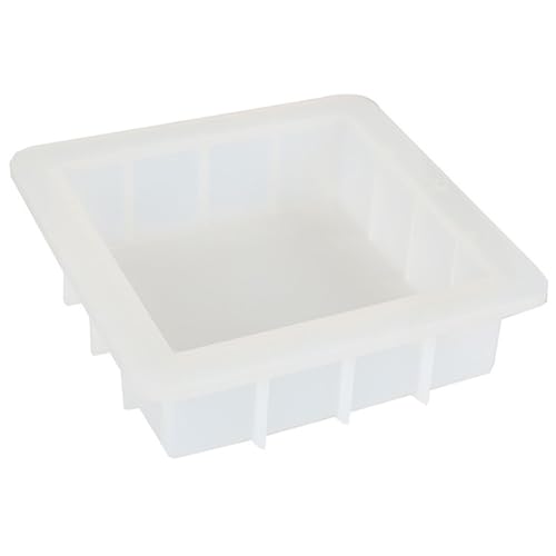 Silikonseifeformen, 7, 7 x, Quadratschleifenformen, die leicht zu dem Deparieren und Reinigen von handgefertigten kleinen Laibform für Kuchen, Gelee, Schokolade, Pudding, Fondant usw. Silikonseifeformen, 7, 7 x, Quadratschleifenformen, die leicht zu dem Deparieren und Reinigen von handgefertigten kleinen Laibform für Kuchen, Gelee, Schokolade, Pudding, Fondant usw. von Porgeel