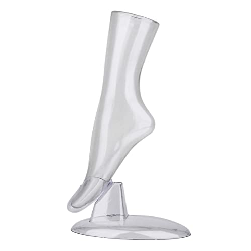 Weibliche transparente Schaufensterpupplung Fußmodell Plastik Sneaker Socken Schuhe Stand Display für Frauen Kids Shop Weibliche transparente Schaufensterpupplung Fußmodell Plastik Sneaker Socken Schuhe Stand Display für Frauen Kids Shop von Porgeel
