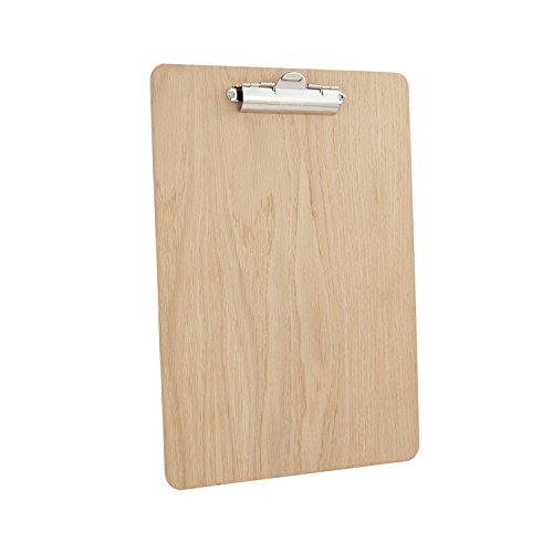 Chalkboards UK Klemmbrett, Holz, Holz, Natur, A4 (33.6 x 24 x 1.60cm) von Porter and Woodman