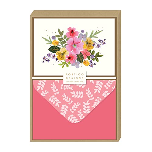Portico Designs Notizkarten mit gepressten Blütenblättern, in Box Portico Designs Notizkarten mit gepressten Blütenblättern, in Box von Portico Designs Ltd