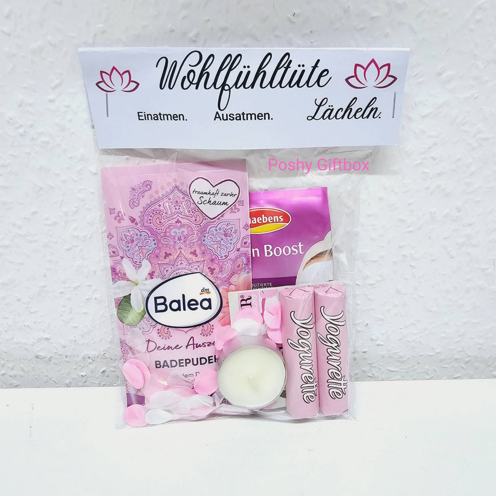 Wellnesstüte/Kleine Auszeit/Entspannungsbox/Wellness Zum Verschenken/Geschenke Für Sie/Wellnesbox/Spa Day/Wohlfühltüte Freundin, Kollegin Wellnesstüte/Kleine Auszeit/Entspannungsbox/Wellness Zum Verschenken/Geschenke Für Sie/Wellnesbox/Spa Day/Wohlfühltüte Freundin, Kollegin von PoshyGiftbox
