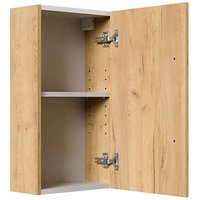 POSSEIK Bad-Hängeschrank 62 eiche gold 35,0 x 16,6 x 62,00 cm von Posseik