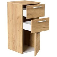 POSSEIK Bad-Hängeschrank 75 eiche gold 36,8 x 35,2 x 75,0 cm von Posseik