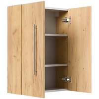 POSSEIK Bad-Hängeschrank LEVANA L eiche gold 53,0 x 20,0 x 70,0 cm POSSEIK Bad-Hängeschrank LEVANA L eiche gold 53,0 x 20,0 x 70,0 cm von Posseik