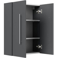 POSSEIK Bad-Hängeschrank LEVANA L grafit 53,0 x 20,0 x 70,0 cm POSSEIK Bad-Hängeschrank LEVANA L grafit 53,0 x 20,0 x 70,0 cm von Posseik