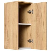 POSSEIK Bad-Hängeschrank LEVANA M eiche gold 30,0 x 33,0 x 72,0 cm von Posseik