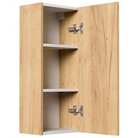 POSSEIK Bad-Hängeschrank LEVANA S eiche gold 30,0 x 20,0 x 70,0 cm POSSEIK Bad-Hängeschrank LEVANA S eiche gold 30,0 x 20,0 x 70,0 cm von Posseik