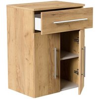 POSSEIK Bad-Hängeschrank LEVANA XL eiche gold 53,0 x 36,6 x 70,5 cm POSSEIK Bad-Hängeschrank LEVANA XL eiche gold 53,0 x 36,6 x 70,5 cm von Posseik