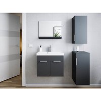 POSSEIK Badmöbel-Set LAGO grafit 59,9 x 35,0 x 51,0 cm von Posseik
