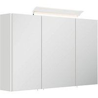 POSSEIK Spiegel mit Beleuchtung 100 weiß glanz 100,0 x 17,0 x 62,0 cm POSSEIK Spiegel mit Beleuchtung 100 weiß glanz 100,0 x 17,0 x 62,0 cm von Posseik