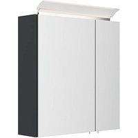 POSSEIK Spiegel mit Beleuchtung 60 grafit 60,0 x 17,0 x 62,0 cm von Posseik