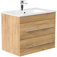 POSSEIK Waschbecken mit Unterschrank ARTEMIS 750 eiche gold 61,5 x 46,5 x 55,6 cm POSSEIK Waschbecken mit Unterschrank ARTEMIS 750 eiche gold 61,5 x 46,5 x 55,6 cm von Posseik