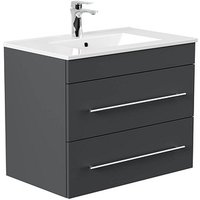 POSSEIK Waschbecken mit Unterschrank ARTEMIS 750 grafit 61,5 x 46,5 x 55,6 cm POSSEIK Waschbecken mit Unterschrank ARTEMIS 750 grafit 61,5 x 46,5 x 55,6 cm von Posseik
