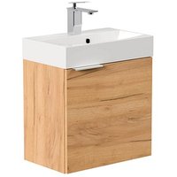POSSEIK Waschbecken mit Unterschrank CUBI SLIMLINE eiche gold 50,0 x 31,8 x 56,3 cm POSSEIK Waschbecken mit Unterschrank CUBI SLIMLINE eiche gold 50,0 x 31,8 x 56,3 cm von Posseik